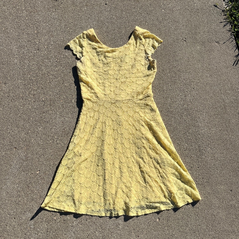 Yellow A-line Sundress